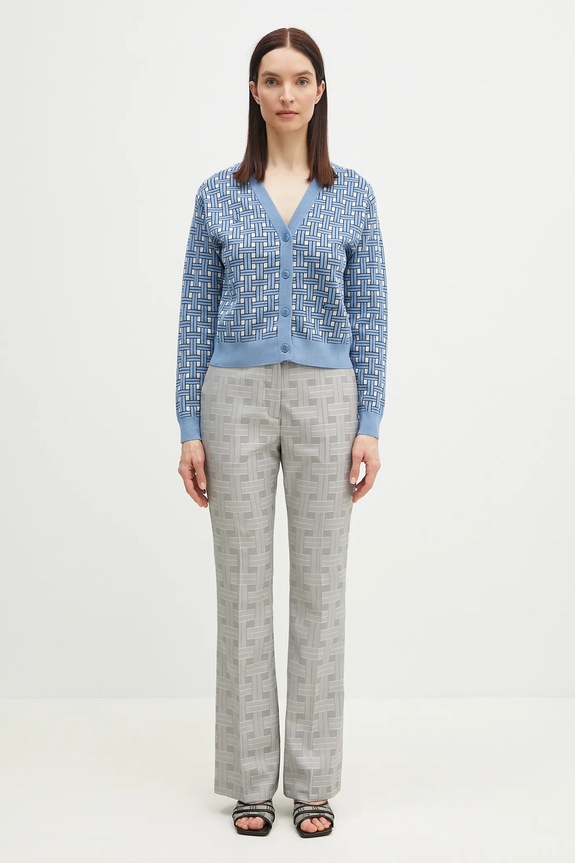 Kenzo kardigan FF52CA4943CO.64 niebieski