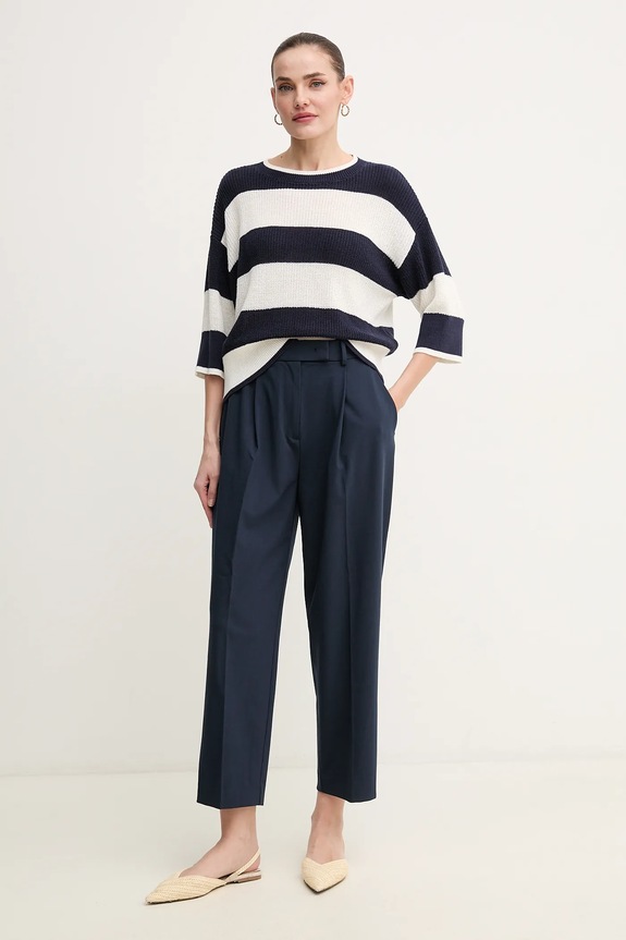 Pedro del Hierro sweter 3519543 granatowy SS25