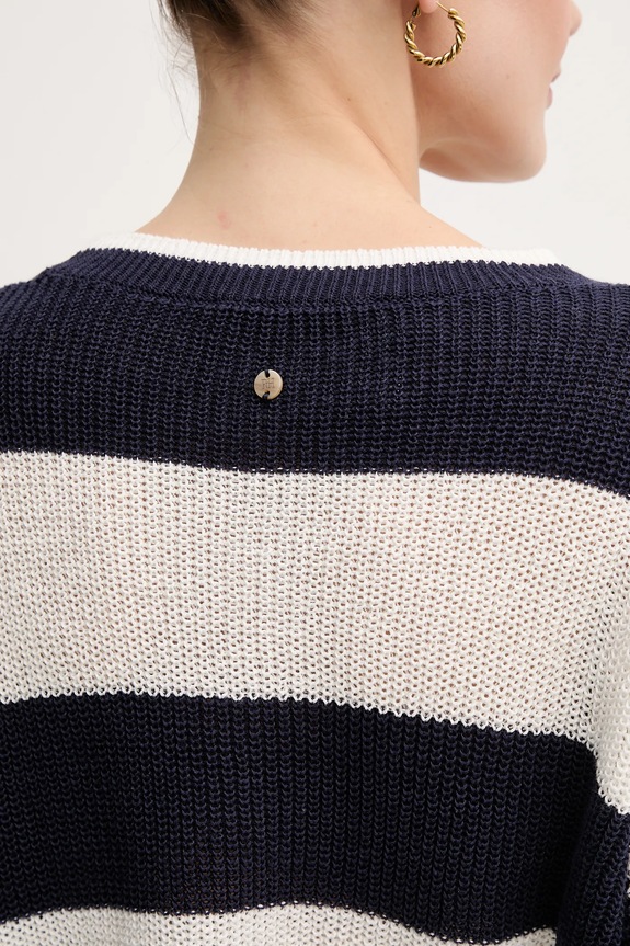 Pedro del Hierro sweter 3519543 granatowy