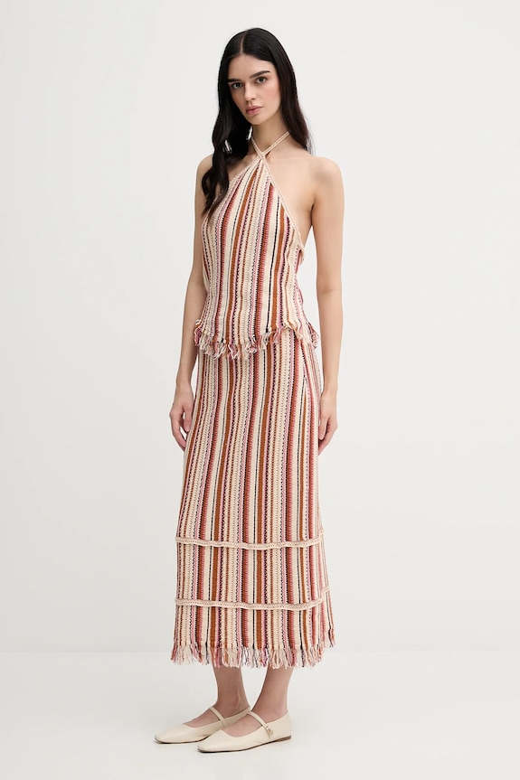 Hoss Intropia top 6389003 bej SS25