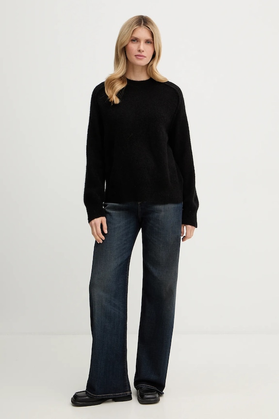 A.P.C. sweter Pull Naomie WPABE.F23283 czarny SS25