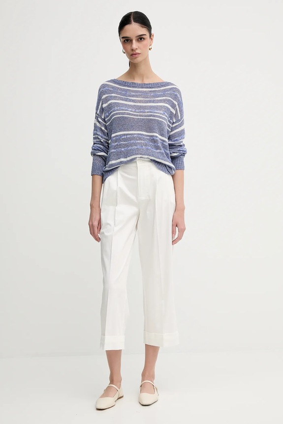 Sisley pulover 116CL106F albastru SS25