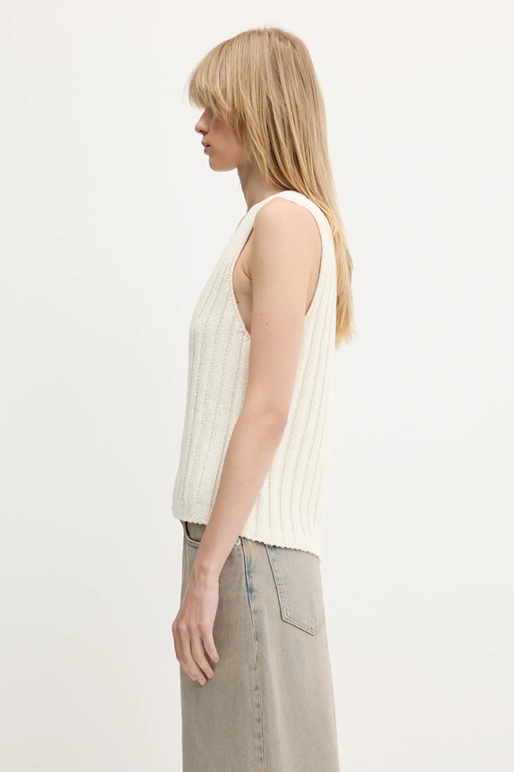 Μπλουζάκι Samsoe Samsoe Salou F25100068 μπεζ SS25