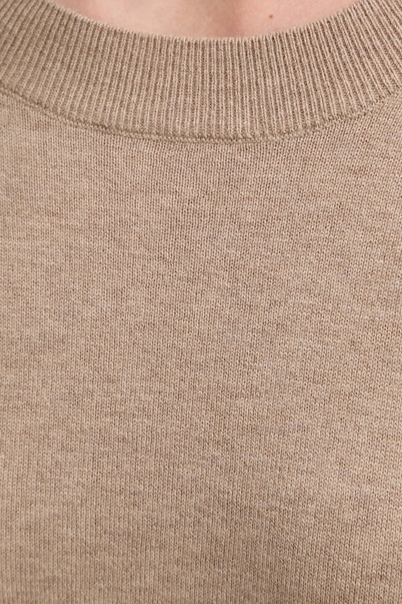 MUNTHE sweter wełniany SWELINA 247161924774 beżowy