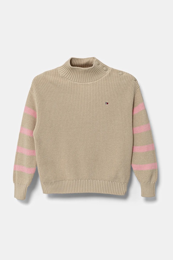 Tommy Hilfiger sweter dziecięcy pozostałe beżowy KG0KG08279.PPYA
