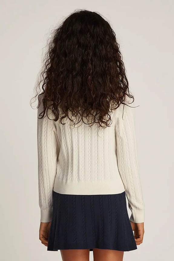 Детска жилетка Tommy Hilfiger бежов KG0KG08282.128.176.PPYA