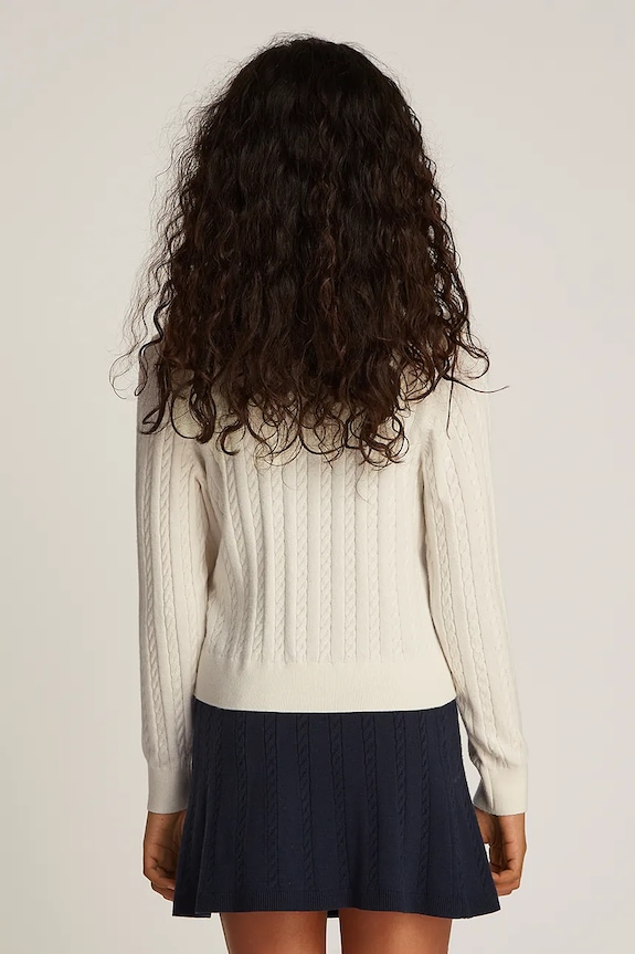 Детска жилетка Tommy Hilfiger бежов KG0KG08282.128.176.PPYA