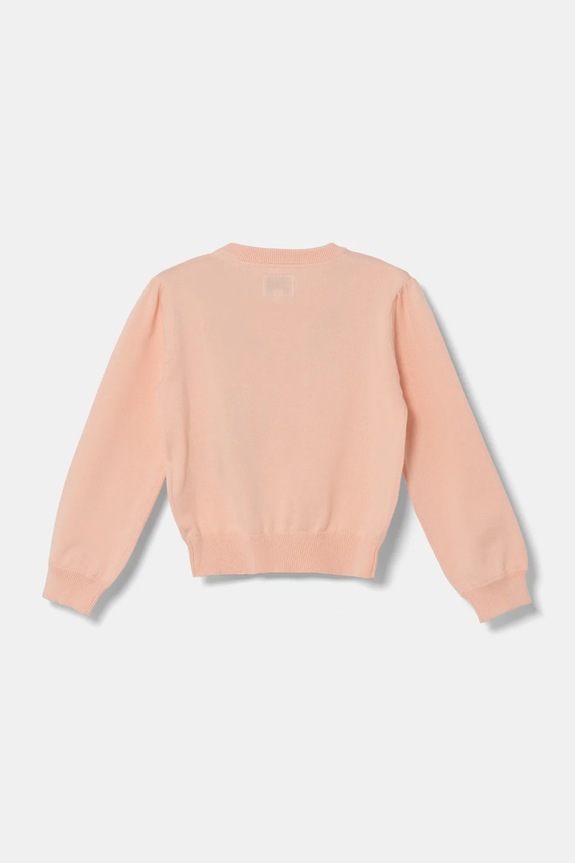 Guess sweter bawełniany dziecięcy K5RR00.Z3CG0.PPYA pomarańczowy SS25