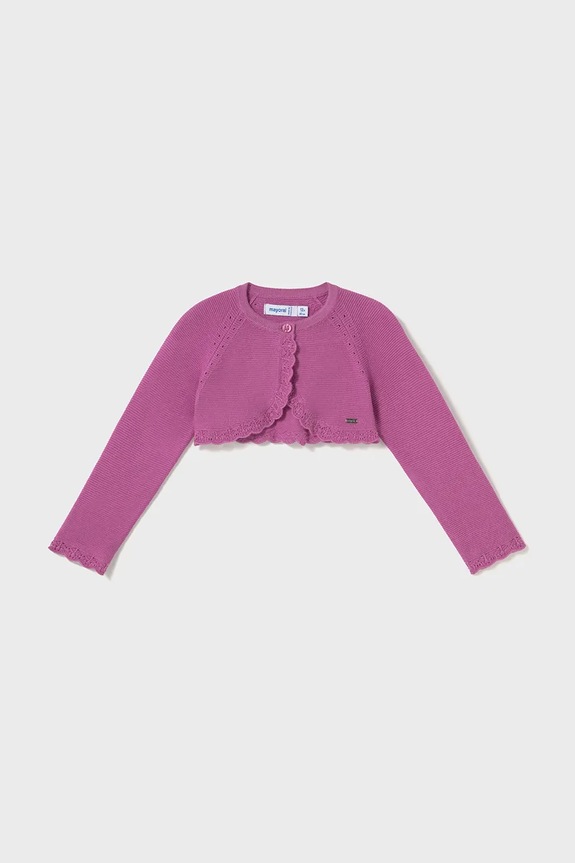 Mayoral cardigan per bambini 306.4A.Baby.PPYA rosa SS25
