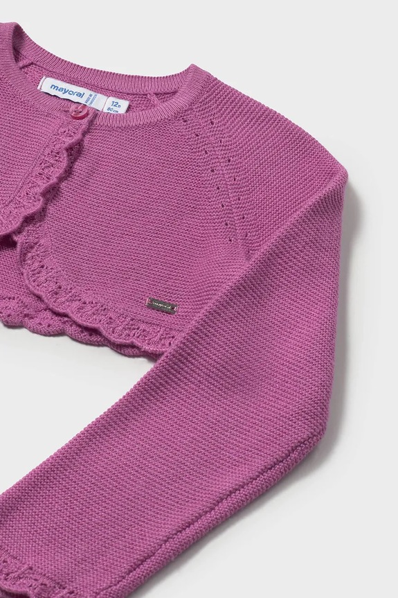 Mayoral cardigan per bambini rosa 306.4A.Baby.PPYA