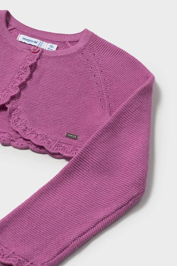 Mayoral cardigan per bambini rosa 306.4A.Baby.PPYA