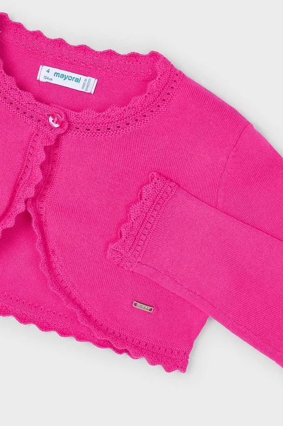 BIMBA Mayoral cardigan per bambini 320.6A.Mini.PPYA rosa