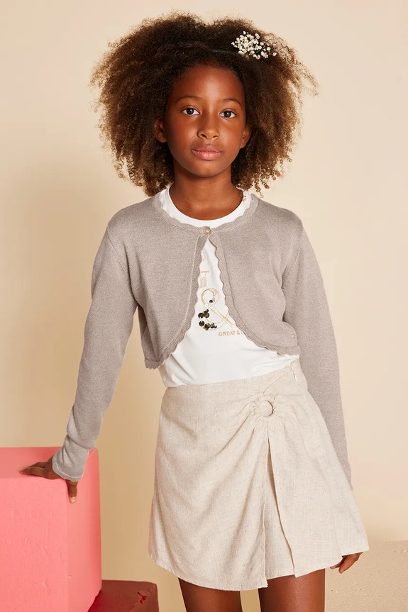 Otroška jopica Mayoral 332.8A.Junior.PPYA bež