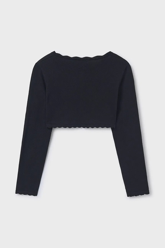 Mayoral cardigan per bambini 332.8A.Junior.PPYA nero SS25
