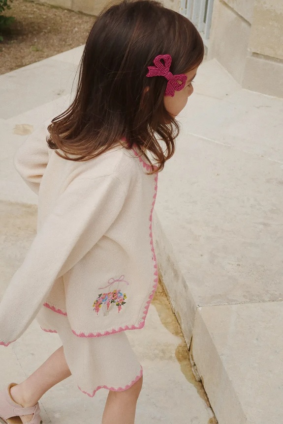 Dětský vlněný kardigan Konges Sløjd COLLETTE KNIT CARDIGAN KS102823