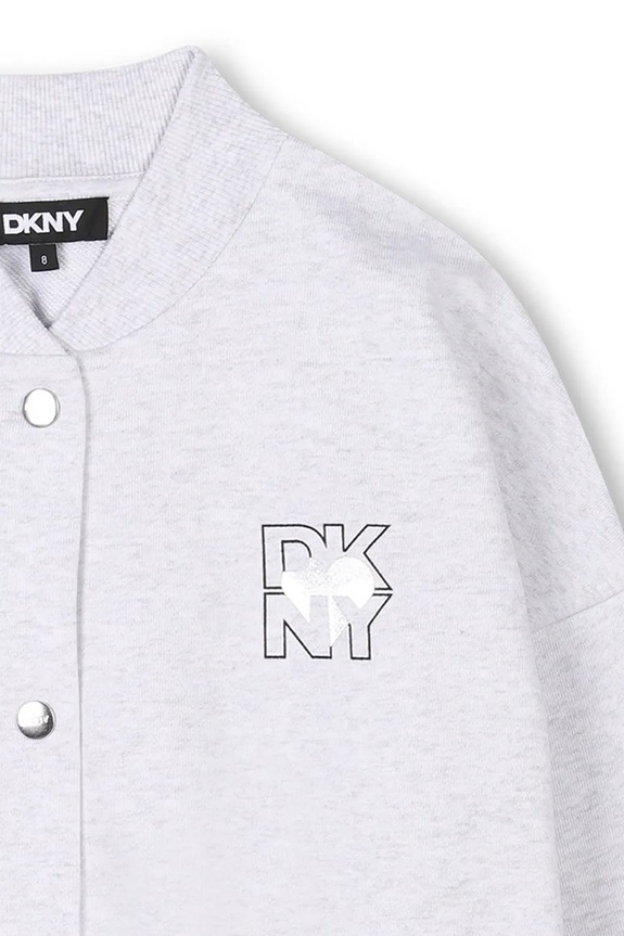 Κοριτσίστικα Παιδικό μπουφάν bomber Dkny D62284.114.150 γκρί