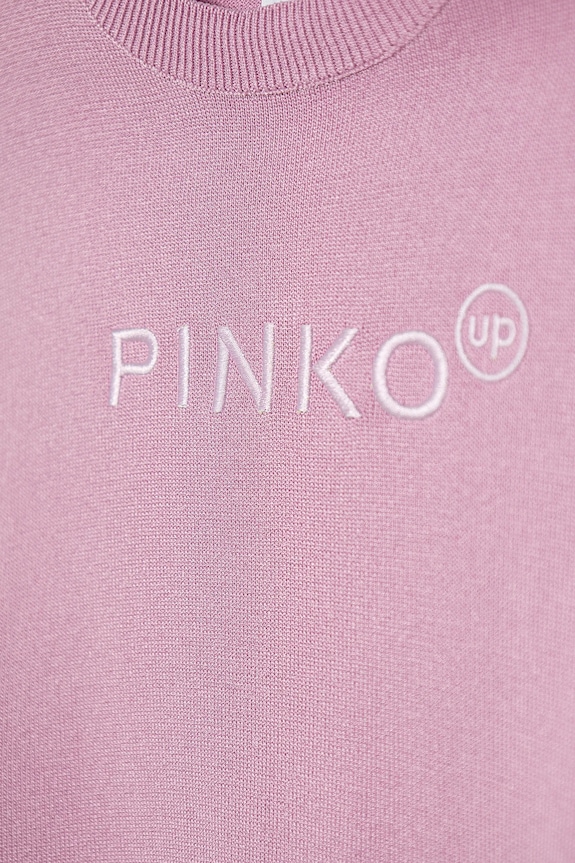Pinko Up pulover copii roz KFMA007.C.FL073