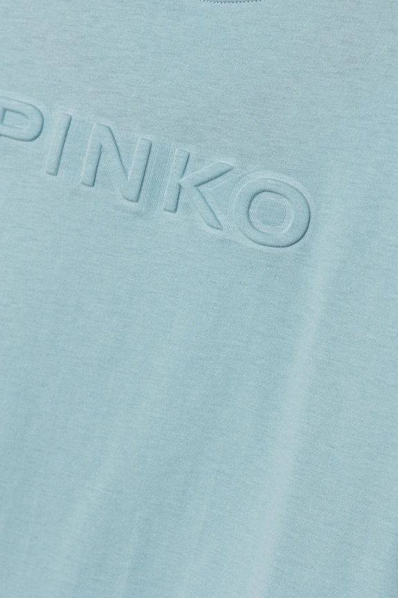 Dievča Detské bavlnené tričko Pinko KFTS002.C.JF026 modrá