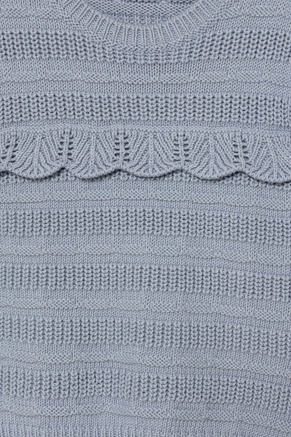 Дівчинка Дитяча бавовняна жилетка United Colors of Benetton 1077G100V.P.Seasonal блакитний