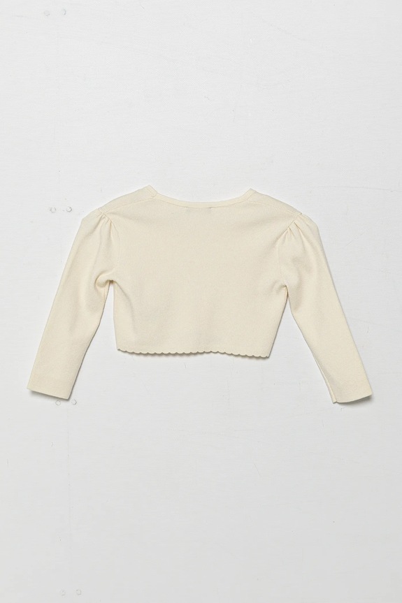 United Colors of Benetton cardigan per bambini 1W25G600F.P.Seasonal beige SS25