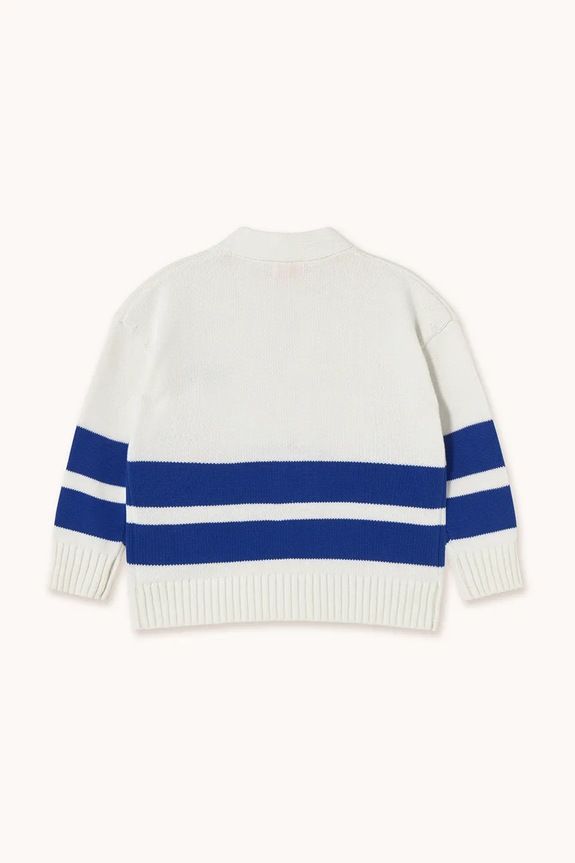 Chlapec Detský bavlnený kardigan Tinycottons STRIPES CARDIGAN SS25.334 béžová