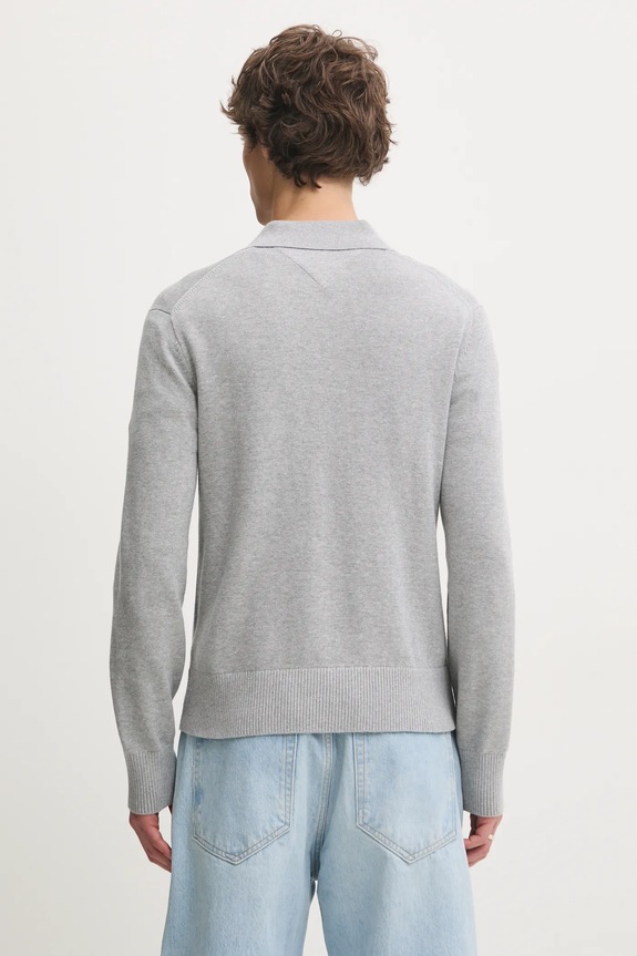 Odzież Tommy Jeans sweter bawełniany DM0DM20304 szary