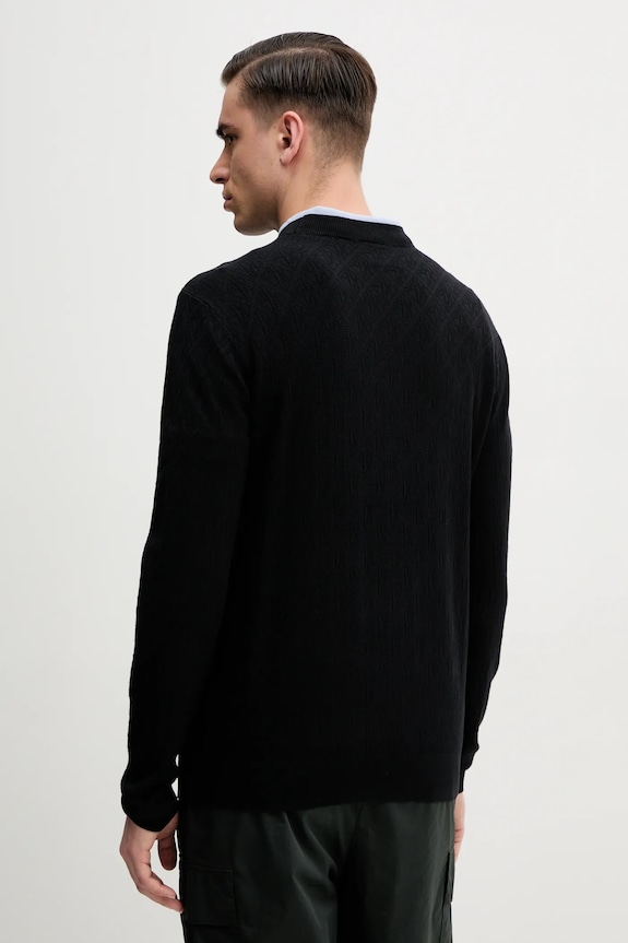 Odzież Armani Exchange sweter XM000176.AF10454 granatowy