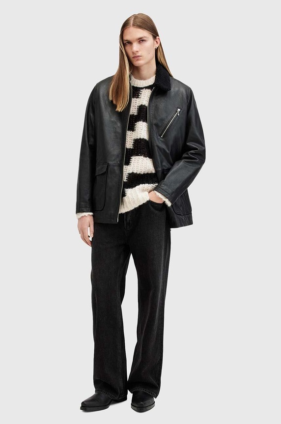 AllSaints sweter wełniany PIP M025KB