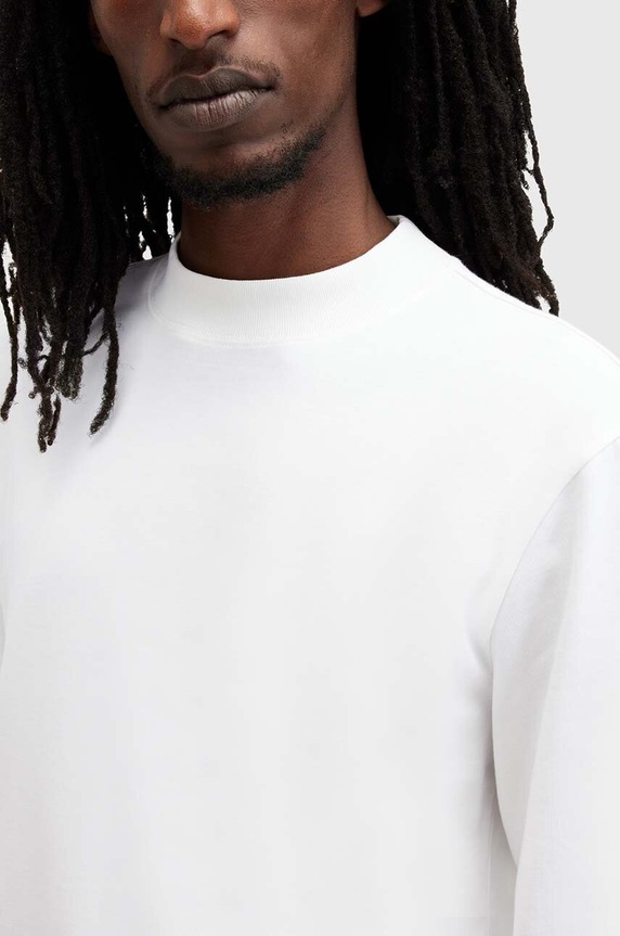 Pamučna dukserica AllSaints NERO M038JB bijela AW25