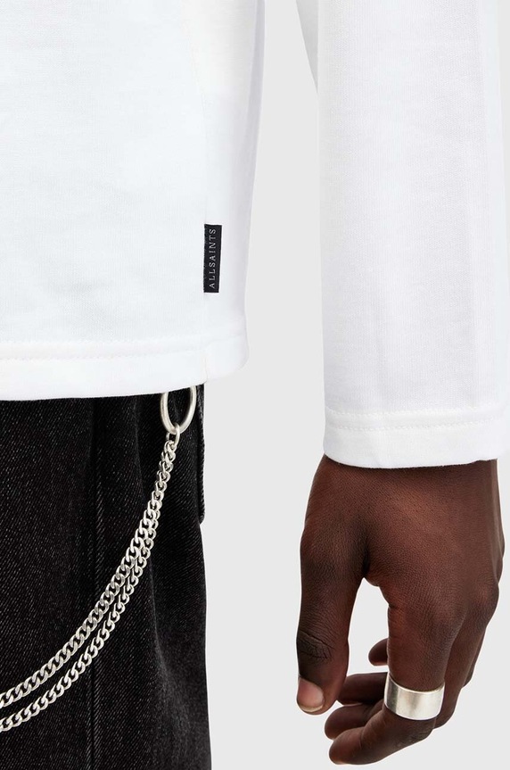 Odjeća Pamučna dukserica AllSaints NERO M038JB bijela