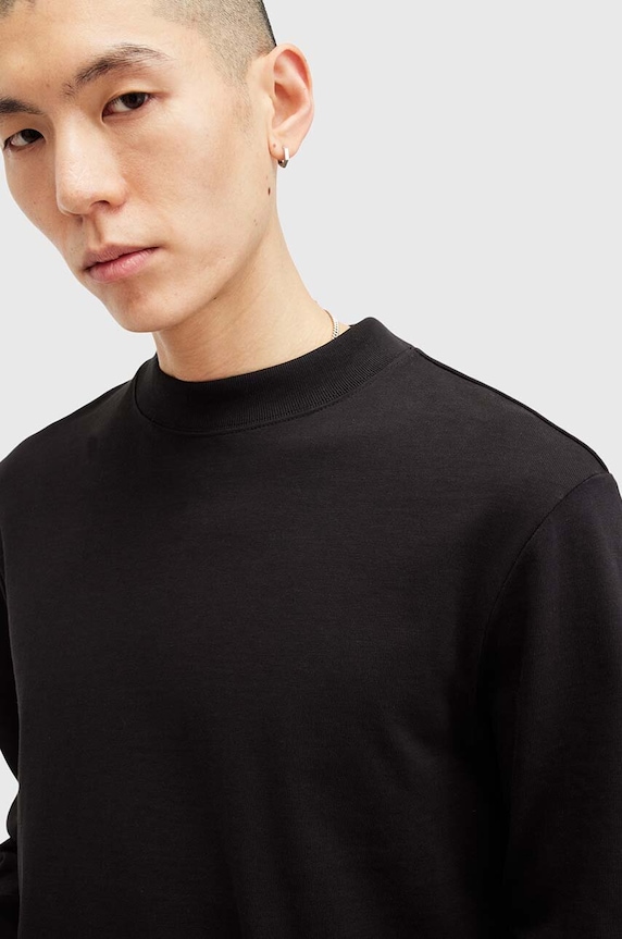 AllSaints felpa in cotone NERO M038JB nero AW25