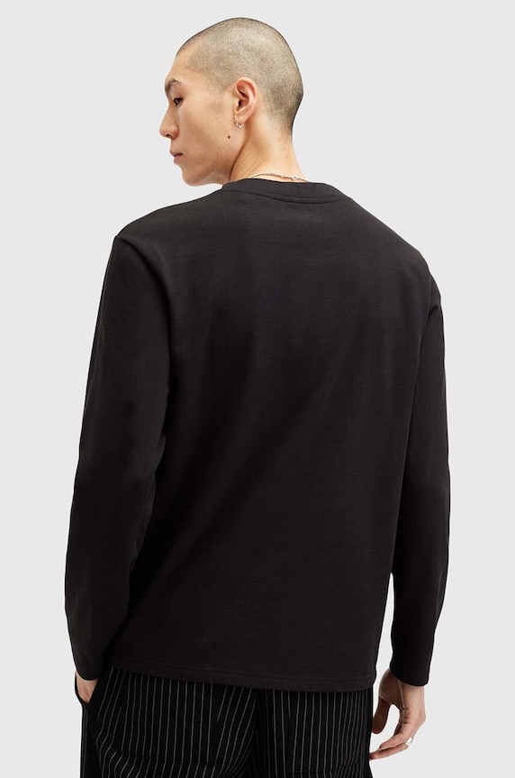 AllSaints felpa in cotone NERO M038JB nero