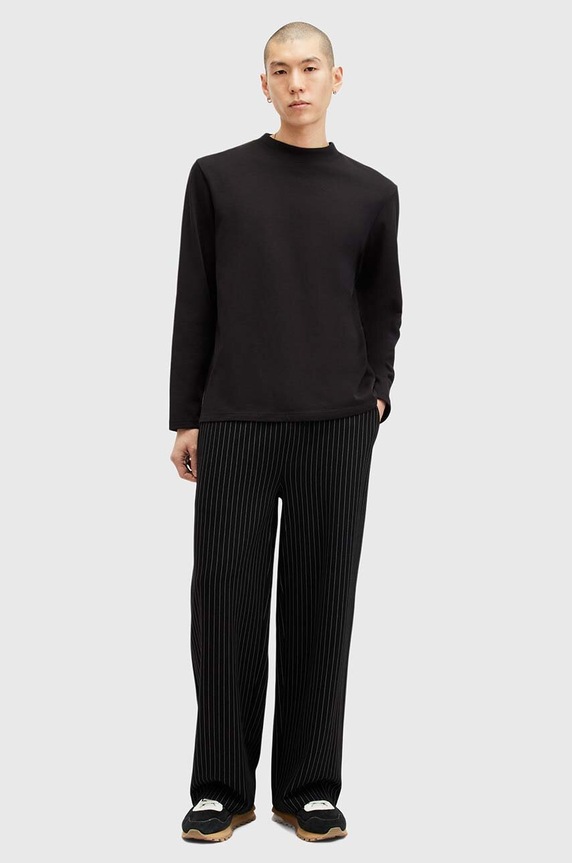 AllSaints felpa in cotone NERO M038JB