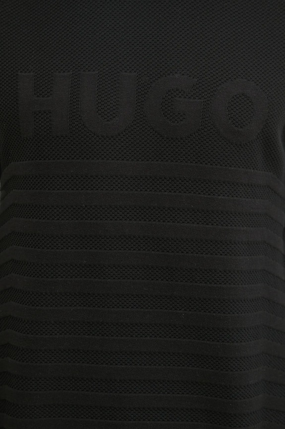 HUGO sweter czarny 50531839