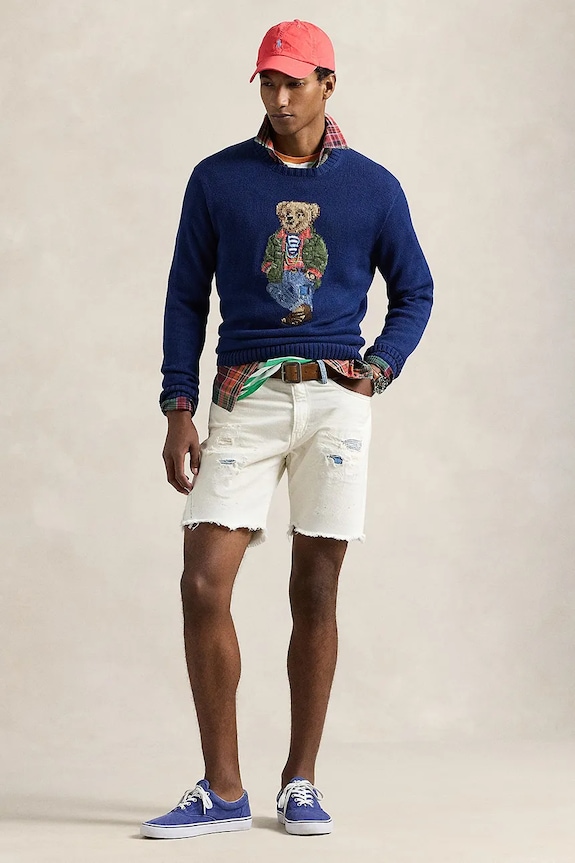 Oblečenie Bavlnený sveter Polo Ralph Lauren 710955762 modrá