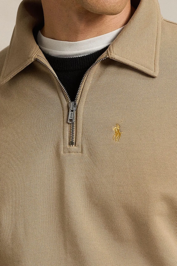 Bavlněný svetr Polo Ralph Lauren béžová 710961601