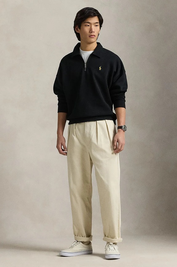Дрехи Памучен пуловер Polo Ralph Lauren 710961601 черен