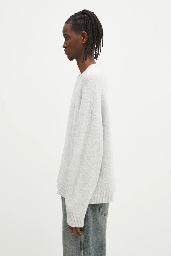 Svetr s příměsí kašmíru Represent Marled Knit Jumper MLM3839.50 šedá SS25