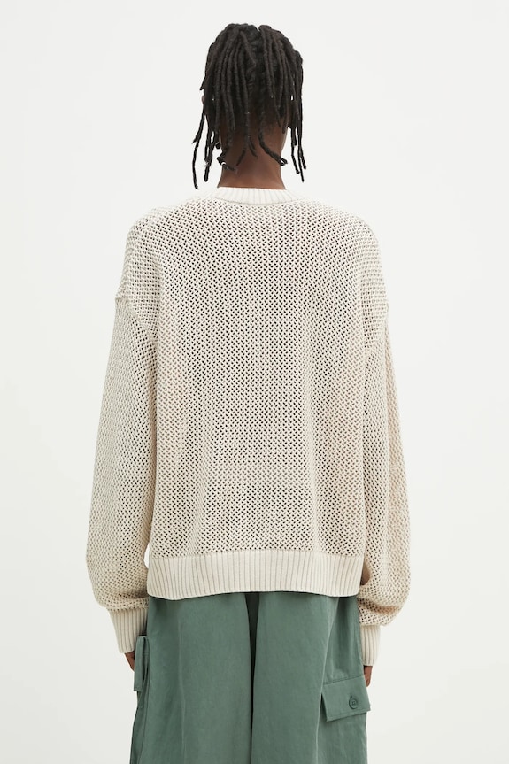 Oblečení Bavlněný svetr Represent Open Gauge Knit Sweater MLM3821.26 béžová