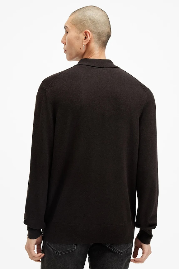 Îmbrăcăminte AllSaints pulover de lana KILBURN M091KB maro