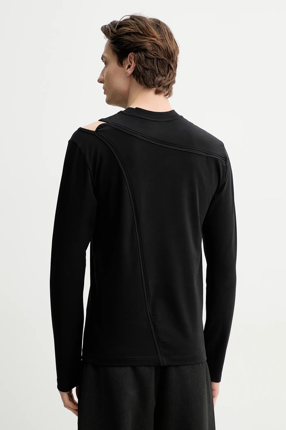 Odzież Heliot Emil longsleeve SS25.M.09.135.BLK01 czarny
