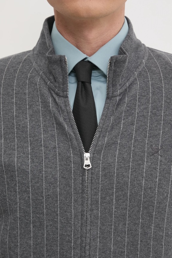 Βαμβακερή μπλούζα Hackett London HM581309 γκρί
