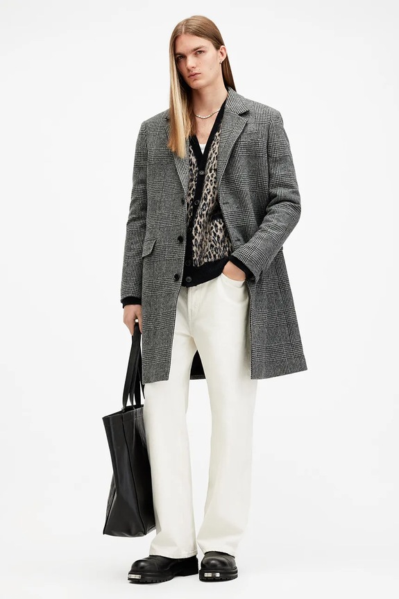AllSaints kardigan z domieszką wełny NEKO M096KB