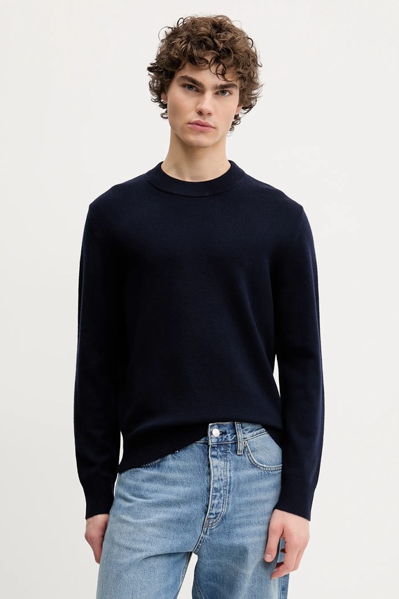 Sunflower maglione in lana lana blu navy 3039.SFR