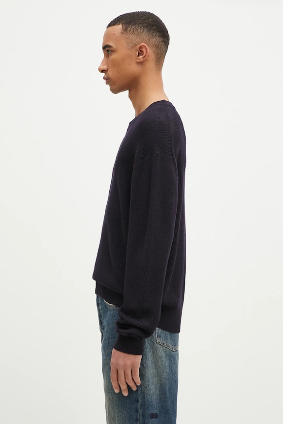 Paul Smith pulover de lână M1R.247Z.P02587 bleumarin SS25