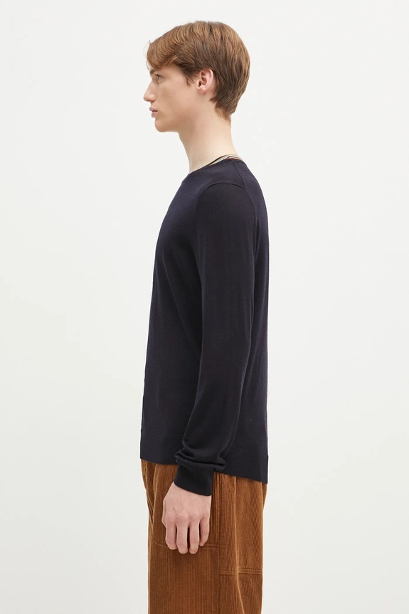 Paul Smith maglione in lana M1R.251Z.P02094 blu navy SS25