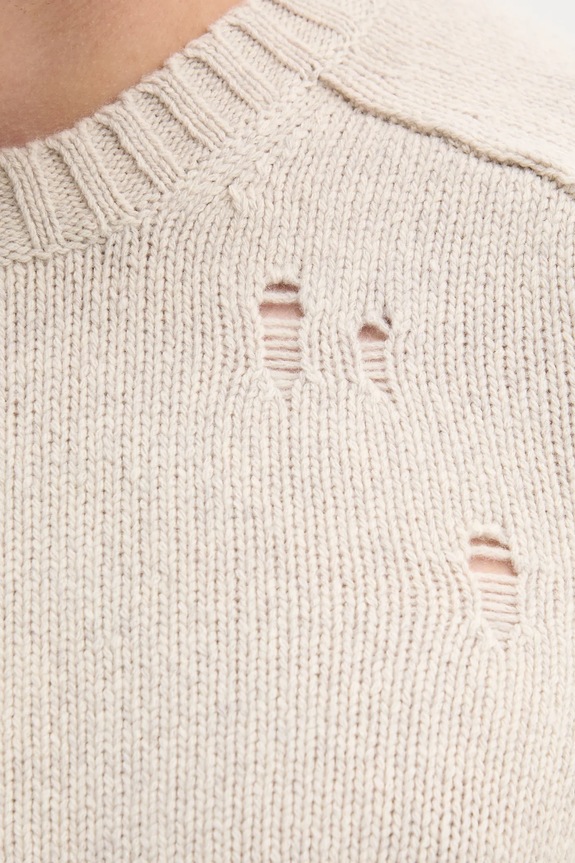 Μάλλινο πουλόβερ ZADIG&VOLTAIRE μπεζ KMSW01737.39