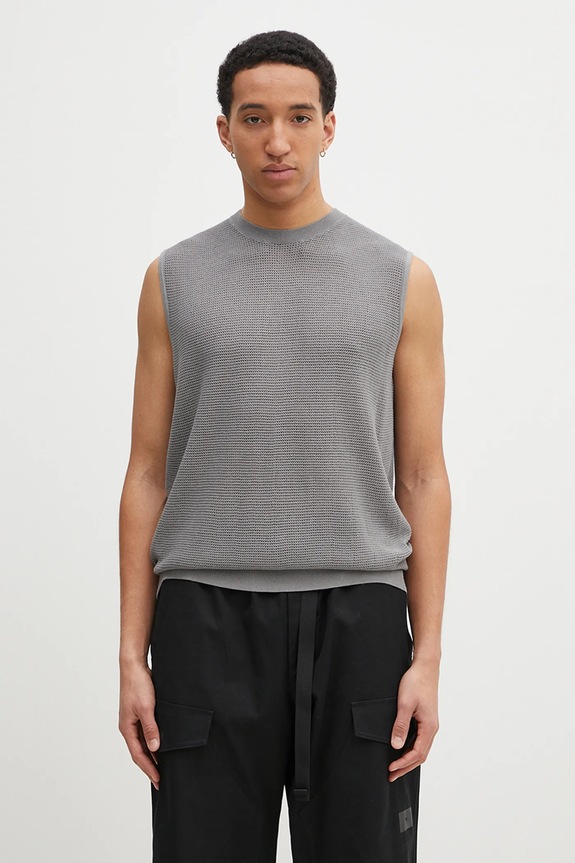 Abbigliamento Y-3 gilet Graphic Knit Vest JM3237 grigio
