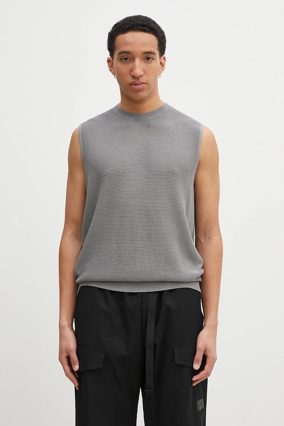 Abbigliamento Y-3 gilet Graphic Knit Vest JM3237 grigio