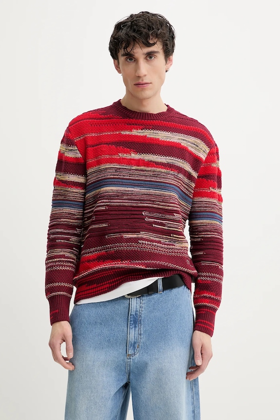 Desigual sweter LAVA pozostałe bordowy 25SMJF02